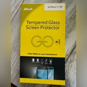 JETech Yellow Tempered Glass Screen Protector for iPhone 11/XR